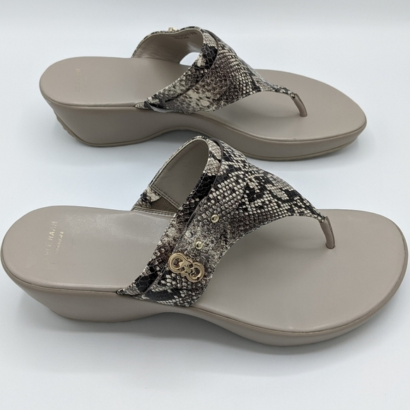 Cole Haan Margate Slide II Grand OS Snake Print - Picture 4 of 13